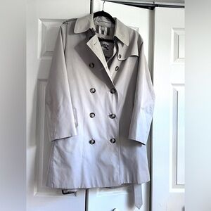 Burberry women’s trench coat.